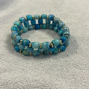 Costume, jewelry, stretchy, beaded bracelet.